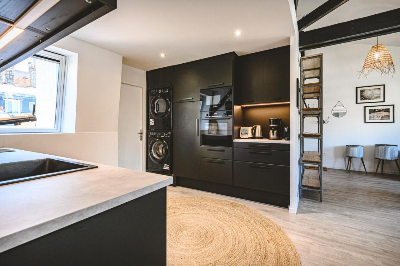 Saint Jacques - Logement Climatise En Centre Ville Reims Exterior foto